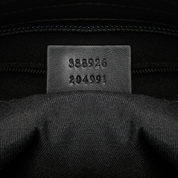 GUCCI Black Leather Shoulder Bag - Picture 11 of 13